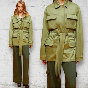 NWT NOCTURNE Women's Belted Jacket Size XL